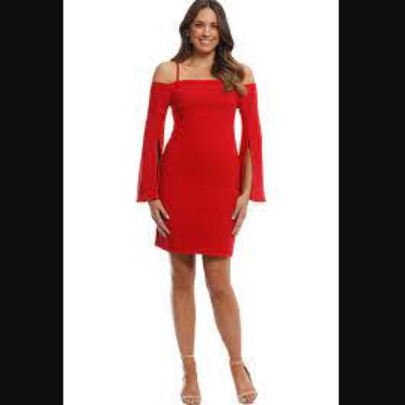 NEW - ELLIATT - Tempo Dress in Red - Picture 1 of 8
